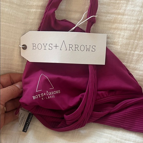 Boys + Arrows Deep Magenta Bikini - Picture 3 of 4